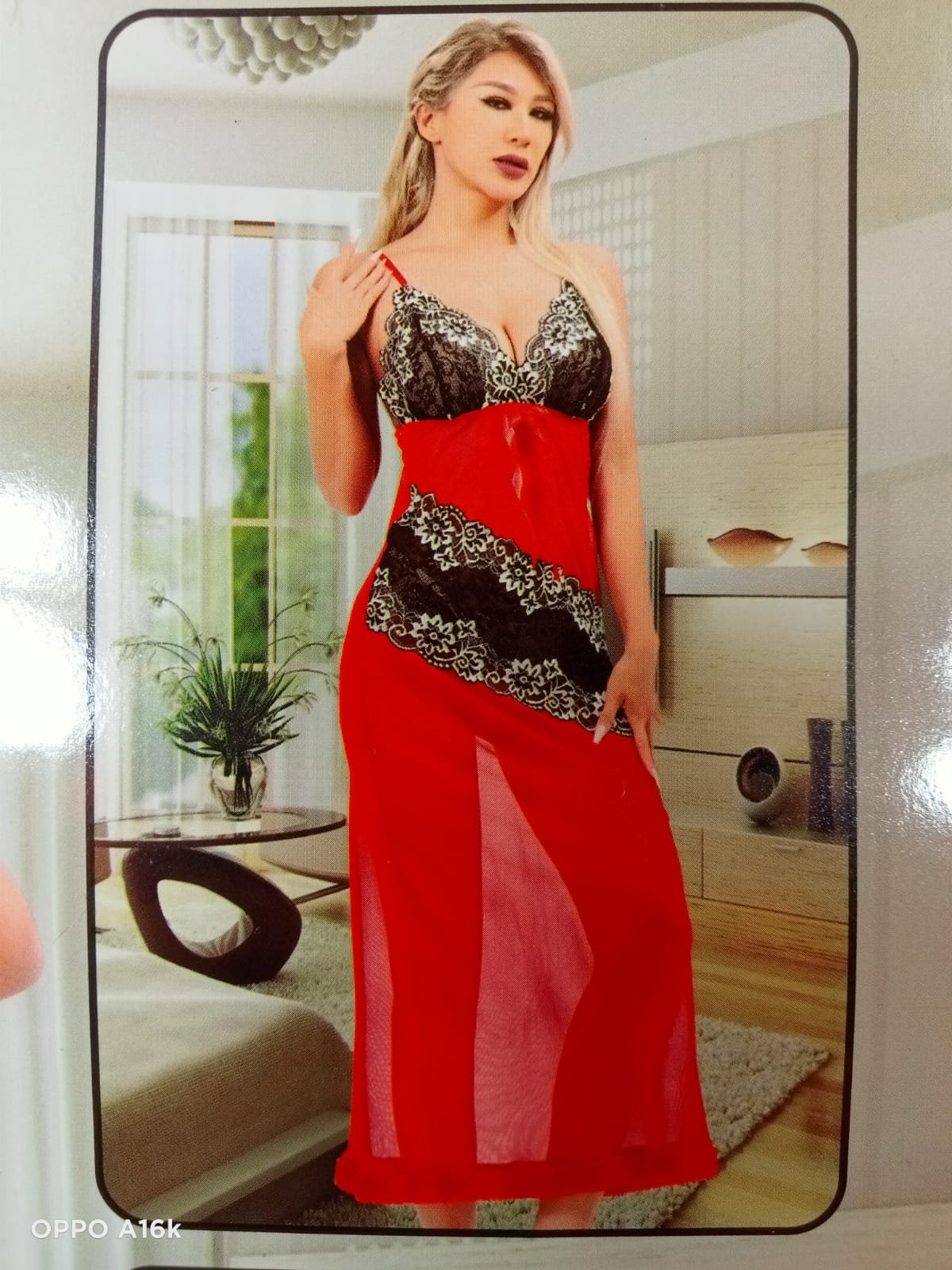 1 Pc Net Nighty Dress